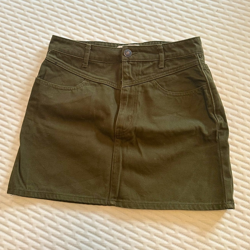 Forever 21 Army Green Mini Skirt